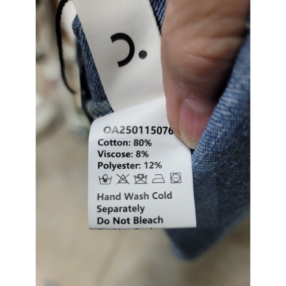 Blue Jean Maiden Midi Dress, Commense Size Large Denim - Picture 5 of 5